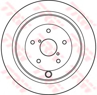 Тормозной диск TRW DF4929 - Фото 1