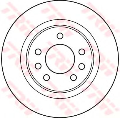 Тормозной диск TRW DF4960 - Фото 1