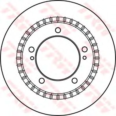 Гальмівний диск TRW DF6023 - Фото 1