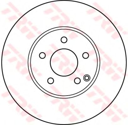 Гальмівний диск TRW DF6078S - Фото 1