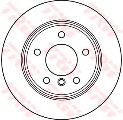 Тормозной диск TRW DF6106 - Фото 1