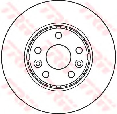 Тормозной диск TRW DF6110 - Фото 1