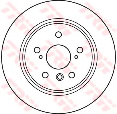 Тормозной диск TRW DF7209 - Фото 1