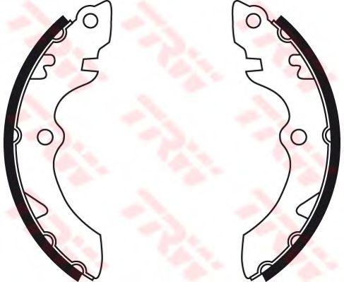 Тормозные колодки ручника TRW GS8735