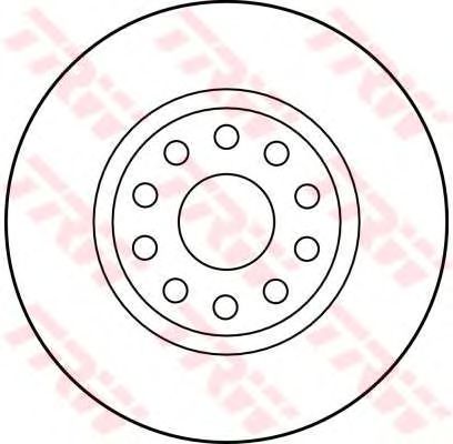 Тормозной диск TRW DF2761 - Фото 1