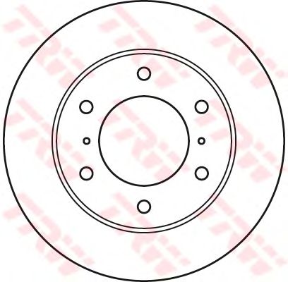 Тормозной диск TRW DF4870 - Фото 1