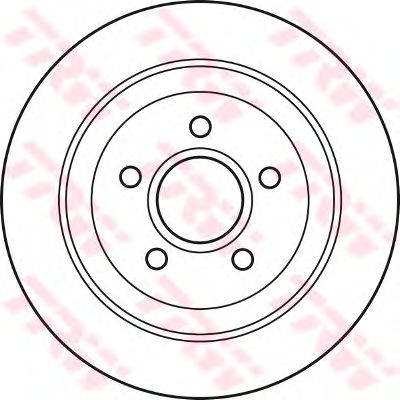 Тормозной диск TRW DF4875 - Фото 1