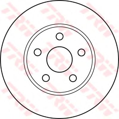 Гальмівний диск TRW DF4877 - Фото 1