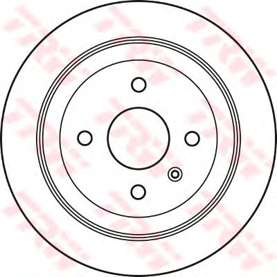 Гальмівний диск TRW DF4880 - Фото 1