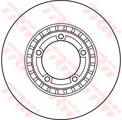 Тормозной диск TRW DF4896 - Фото 1
