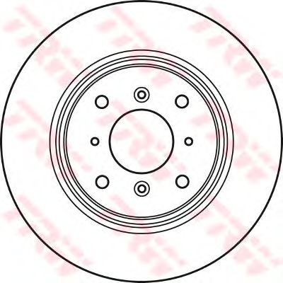 Гальмівний диск TRW DF4908 - Фото 1