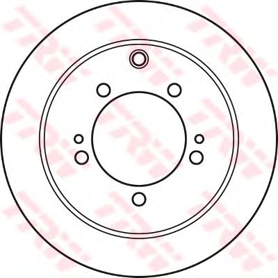 Тормозной диск TRW DF4913 - Фото 1