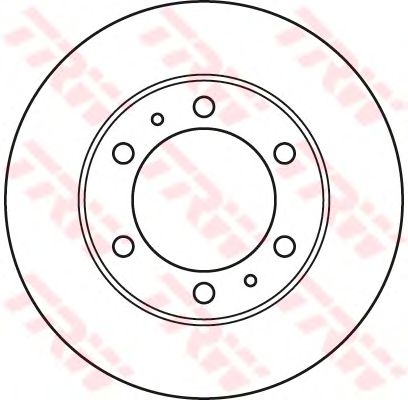 Тормозной диск TRW DF4917 - Фото 1