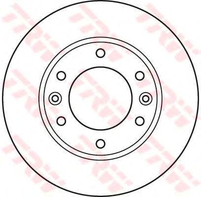 Гальмівний диск TRW DF4924S - Фото 1
