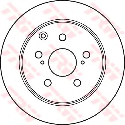 Гальмівний диск TRW DF4927 - Фото 1