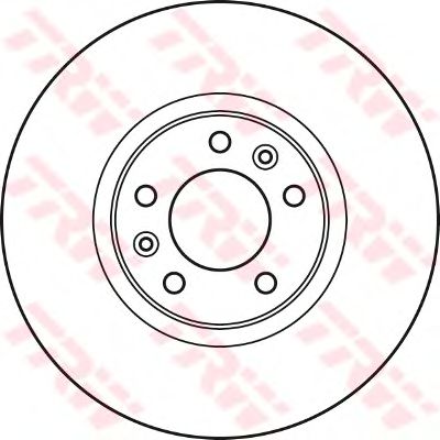 Тормозной диск TRW DF4971 - Фото 1