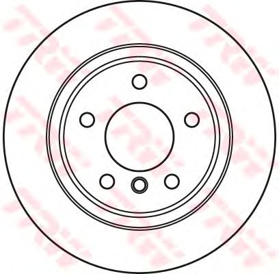 Гальмівний диск TRW DF6033 - Фото 1