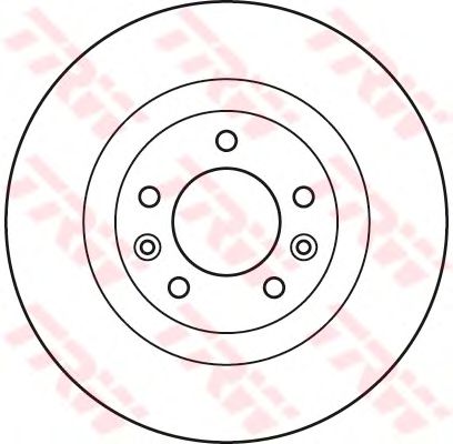 Тормозной диск TRW DF6047 - Фото 1