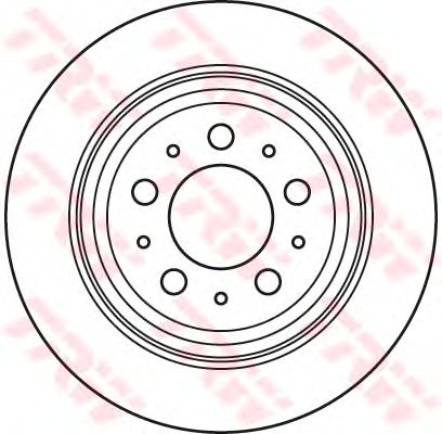 Гальмівний диск TRW DF6048 - Фото 1