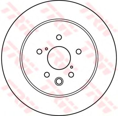 Тормозной диск TRW DF6063 - Фото 1