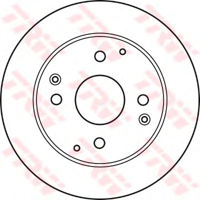 Гальмівний диск TRW DF7249 - Фото 1
