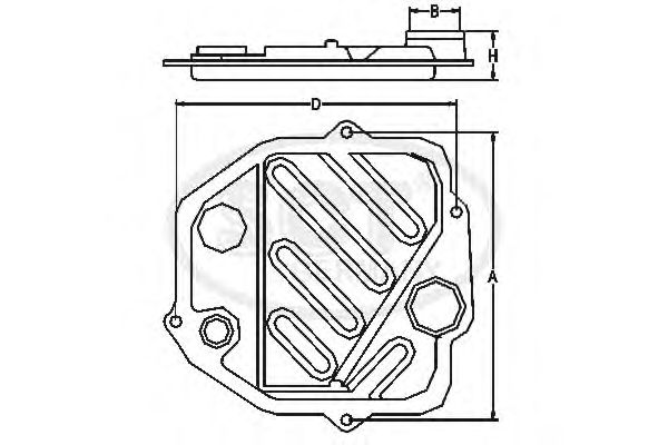 Фильтр АКПП SCT SG 1046 - Фото 1