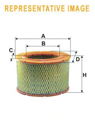 Воздушный фильтр WIX FILTERS WA6007 - Фото 1