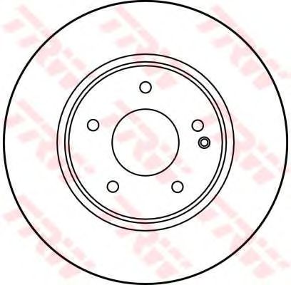 Гальмівний диск TRW DF2779 - Фото 1