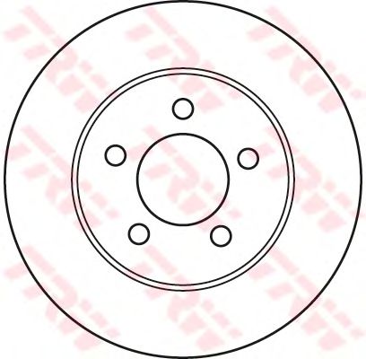 Тормозной диск TRW DF4885S - Фото 1