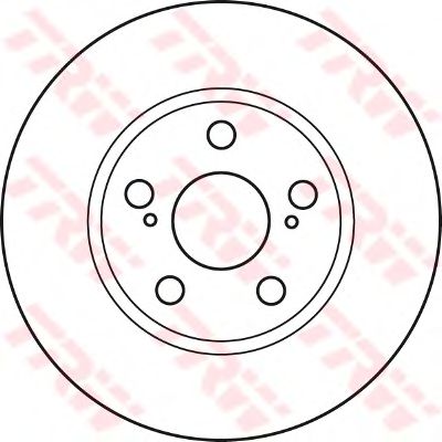 Тормозной диск TRW DF4906 - Фото 1