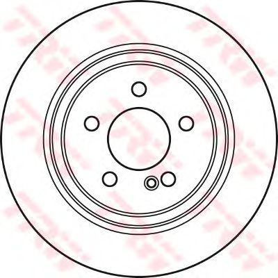 Тормозной диск TRW DF4915 - Фото 1