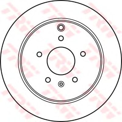 Гальмівний диск TRW DF6024 - Фото 1