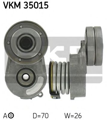 Натяжной ролик поликлинового ремня SKF VKM 35015