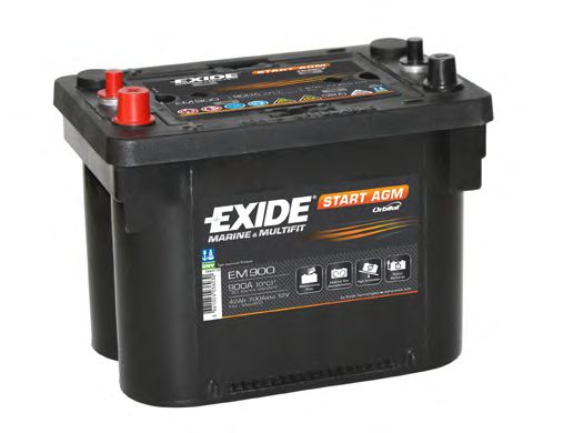 Стартерная аккумуляторная батарея EXIDE EM900 - Фото 1
