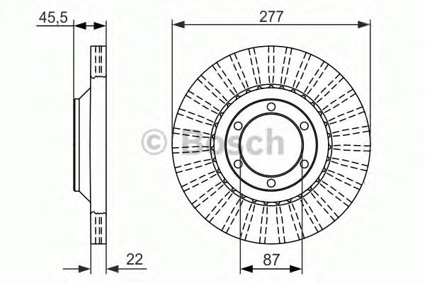 Тормозной диск BOSCH 0 986 479 702