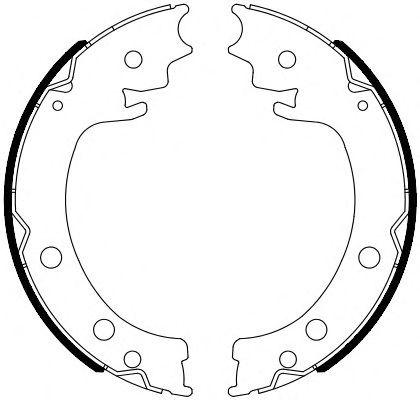 Тормозные колодки ручника FERODO FSB4116