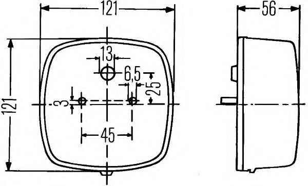 Задний фонарь HELLA 2SE 002 578-701 - Фото 1