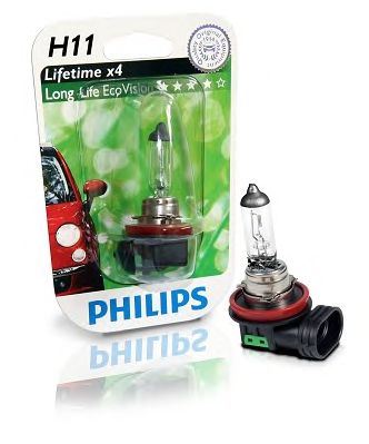 Лампа розжарювання PHILIPS 12362LLECOB1 (фара дальнього світла, основная фара, протитуманні фари, стоянкові вогні / габаритні ліхтарі, фара з автоматичною системою стабілізації, фара денного освітлення) - Фото 2
