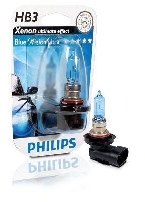 Лампа розжарювання PHILIPS 9005BVUB1 (покажчик повороту, сигнал гальмування, освітлення номерного знака, задня протитуманна фара, фара заднього ходу, внутрішнє освітлення, ліхтар встановлений у двері, освітлення багажника, подкапотная лампа, стоянкові вог - Фото 2