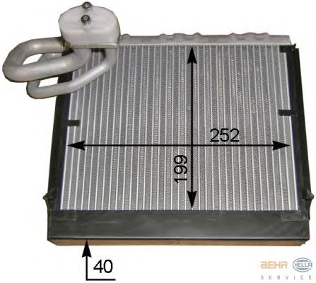 Испаритель кондиционера HELLA 8FV 351 331-131 - Фото 1