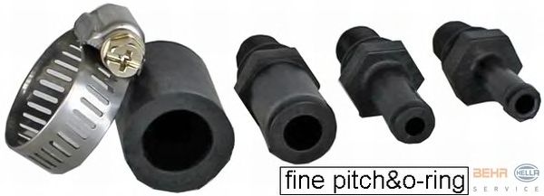 Радиатор, охлаждение двигателя HELLA 8MK 376 718-054 BEHR HELLA SERVICE Version ALTERNATIVE - Фото 2