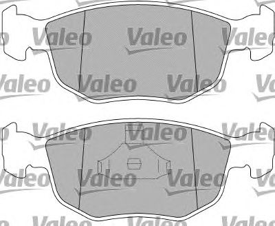 Тормозные колодки VALEO 598619 - Фото 1