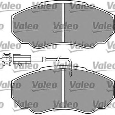 Тормозные колодки VALEO 598568 - Фото 1