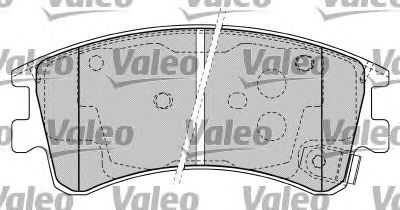 Тормозные колодки VALEO 598648 - Фото 1