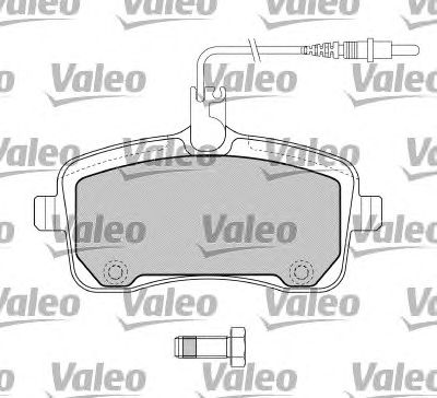 Тормозные колодки VALEO 598662 - Фото 1