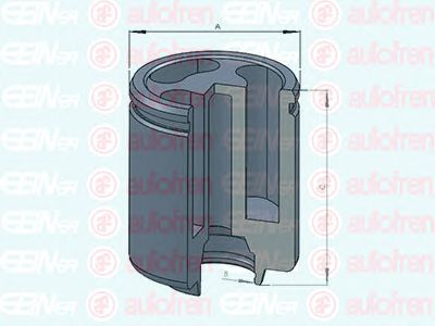 Поршень тормозного суппорта AUTOFREN SEINSA D025234