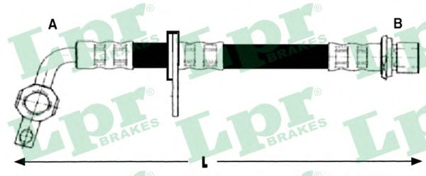 Тормозной шланг LPR 6T48254