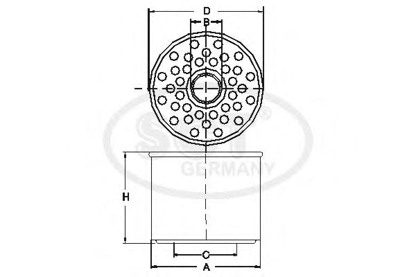 Фильтр топливный SCT ST 701 - Фото 1