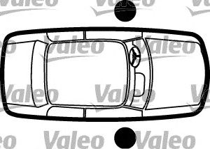 Комплект секретов замков VALEO 256926 - Фото 1