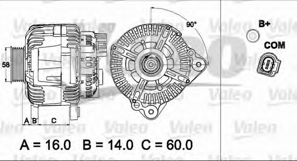 Генератор VALEO 437507 - Фото 1